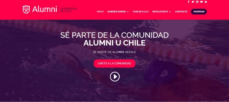 U. de Chile lanza sitio web oficial de Alumni para conectar con sus egresadas y egresados