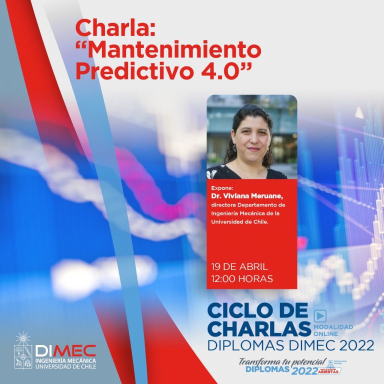 Charla «Mantenimiento Predictivo 4.0″| martes 19 de abril, 12:00 horas