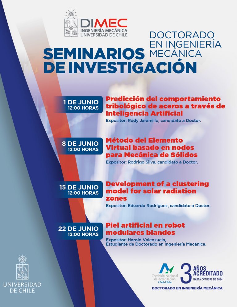 Seminarios de investigación  | Programa de Doctorado en Ingeniería Mecánica