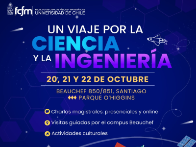 Te esperamos en el «Viaje por la Ciencia y la Ingeniería» de la Universidad de Chile